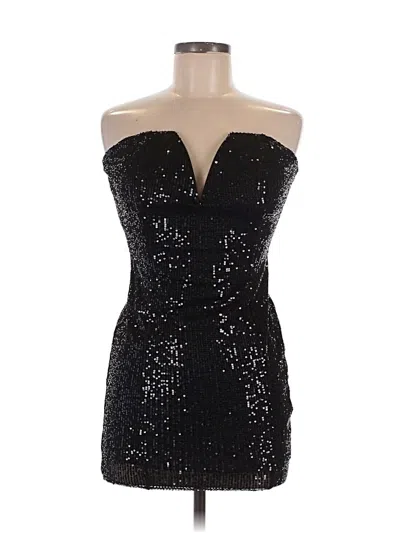 Pre-owned Fashion Nova Cocktail Dress In Black