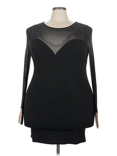 Fashion Nova Cocktail Dress In Black