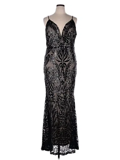 Fashion Nova Cocktail Dress In Black