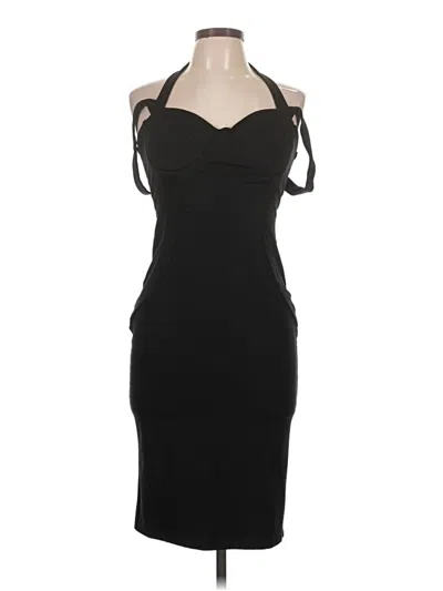 Pre-owned Fashion Nova Cocktail Dress In Black