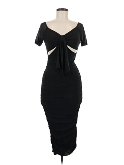 Pre-owned Fashion Nova Cocktail Dress In Black