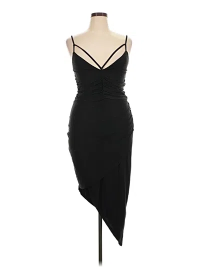 Fashion Nova Cocktail Dress In Black