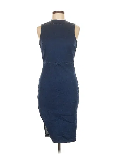 Pre-owned Fashion Nova Cocktail Dress In Blue