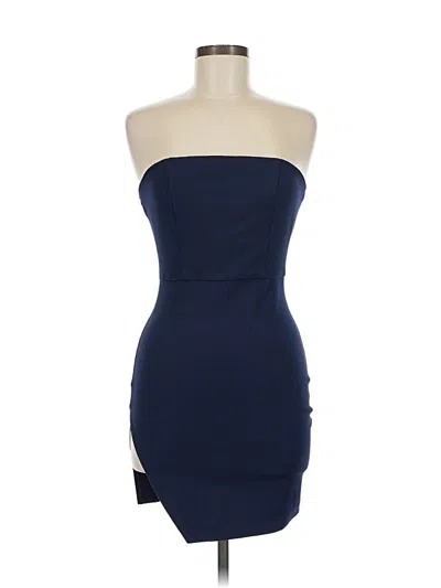 Pre-owned Fashion Nova Cocktail Dress In Blue