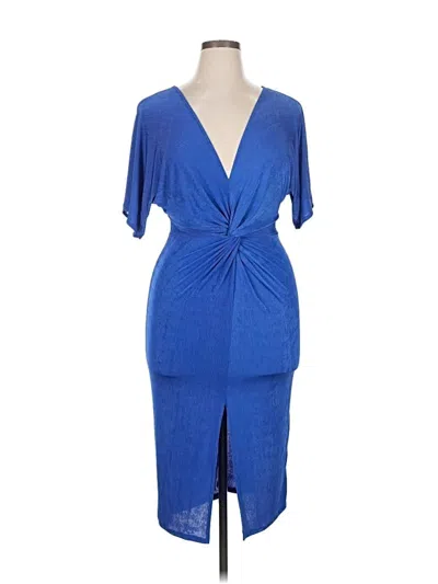 Fashion Nova Cocktail Dress In Blue