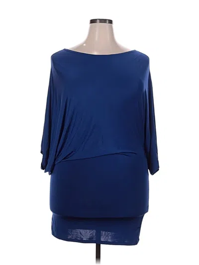 Pre-owned Fashion Nova Cocktail Dress In Blue