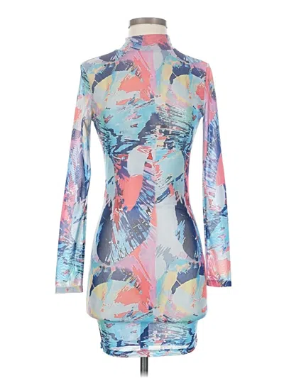 Pre-owned Fashion Nova Cocktail Dress In Blue
