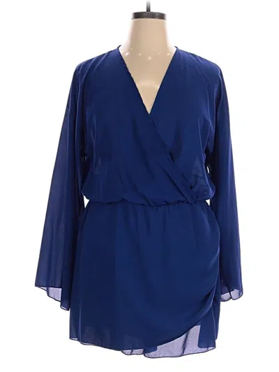 Pre-owned Fashion Nova Cocktail Dress In Blue
