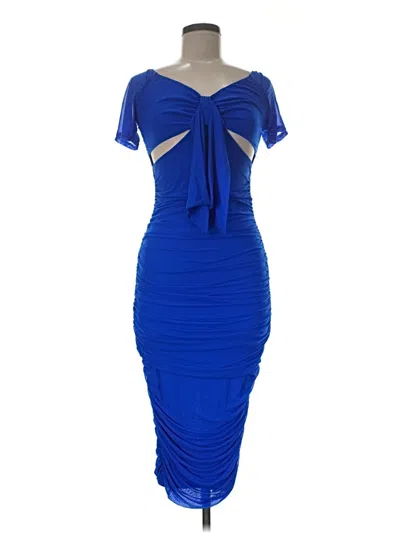 Fashion Nova Cocktail Dress In Blue
