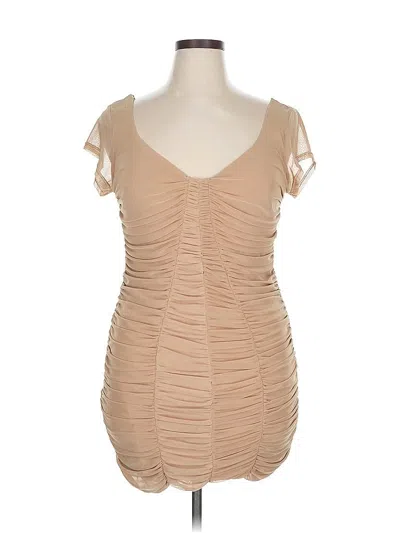 Pre-owned Fashion Nova Cocktail Dress In Brown