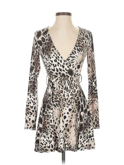 Pre-owned Fashion Nova Cocktail Dress In Brown