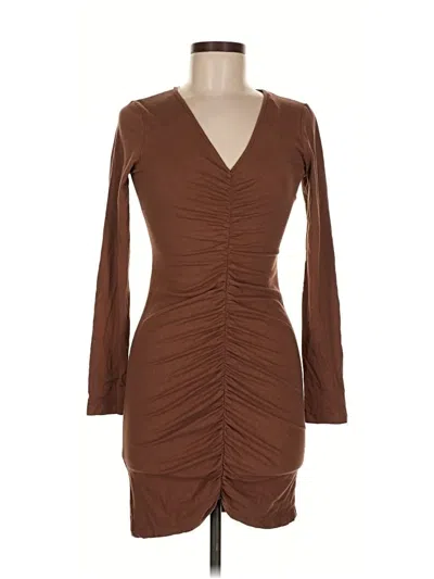 Fashion Nova Cocktail Dress In Brown