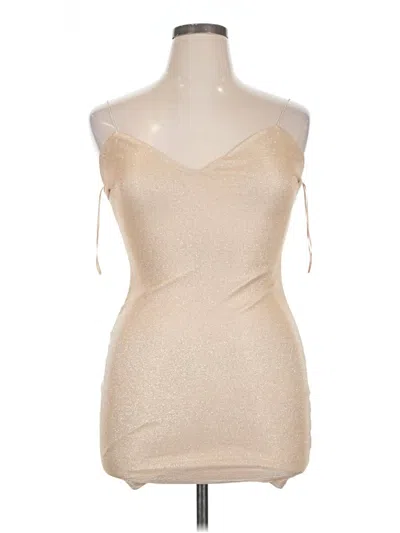 Pre-owned Fashion Nova Cocktail Dress In Brown
