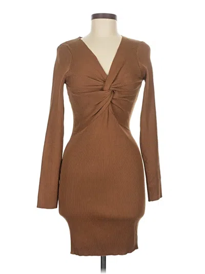 Fashion Nova Cocktail Dress In Brown