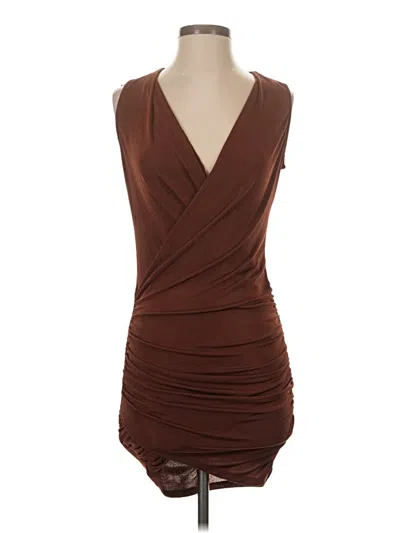 Pre-owned Fashion Nova Cocktail Dress In Brown
