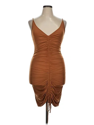 Pre-owned Fashion Nova Cocktail Dress In Brown