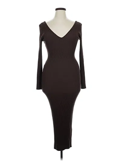Pre-owned Fashion Nova Cocktail Dress In Brown