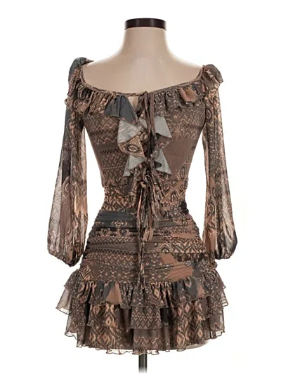 Fashion Nova Cocktail Dress In Brown