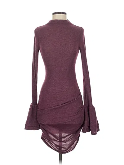 Fashion Nova Cocktail Dress In Burgundy