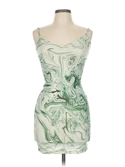 Pre-owned Fashion Nova Cocktail Dress In Green