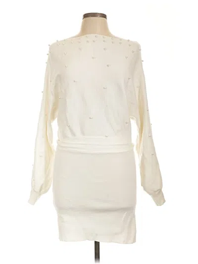 Pre-owned Fashion Nova Cocktail Dress In Ivory