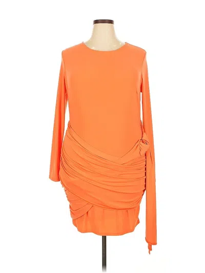Pre-owned Fashion Nova Cocktail Dress In Orange