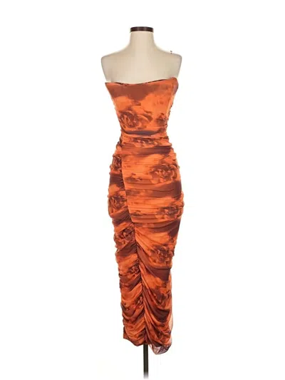 Pre-owned Fashion Nova Cocktail Dress In Orange