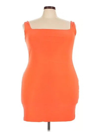 Fashion Nova Cocktail Dress In Orange