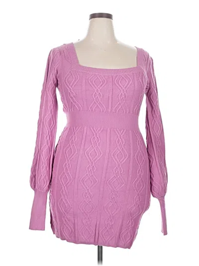 Fashion Nova Cocktail Dress In Pink