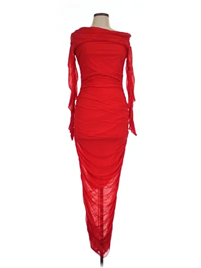Pre-owned Fashion Nova Cocktail Dress In Red