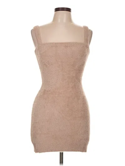 Pre-owned Fashion Nova Cocktail Dress In Tan