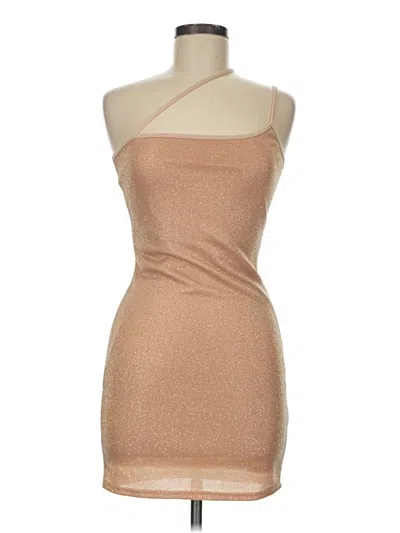 Fashion Nova Cocktail Dress In Tan