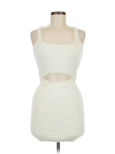 Pre-owned Fashion Nova Cocktail Dress In White