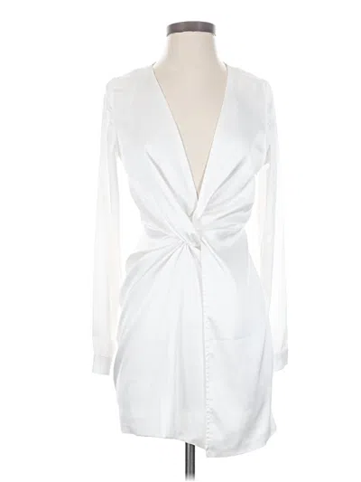Pre-owned Fashion Nova Cocktail Dress In White