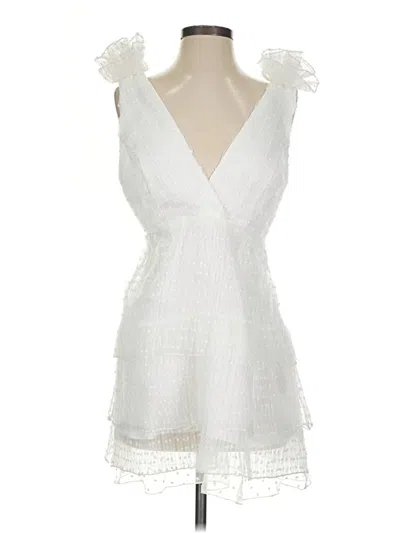 Fashion Nova Cocktail Dress In White