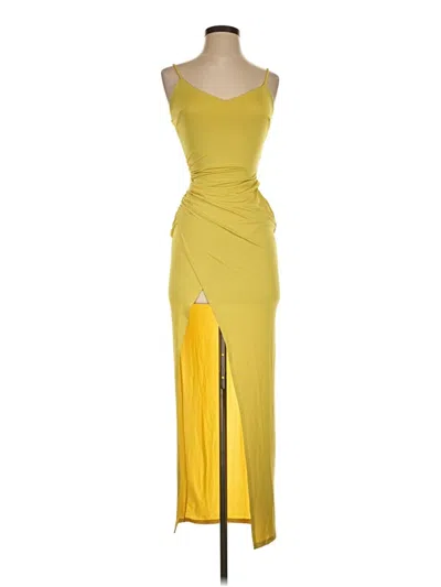 Pre-owned Fashion Nova Cocktail Dress In Yellow