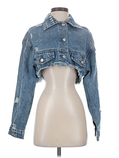 Fashion Nova Denim Jacket In Blue