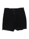 Fashion Nova Denim Shorts In Black