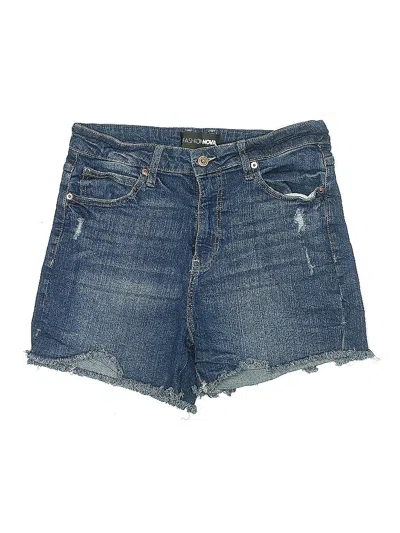 Pre-owned Fashion Nova Denim Shorts In Blue