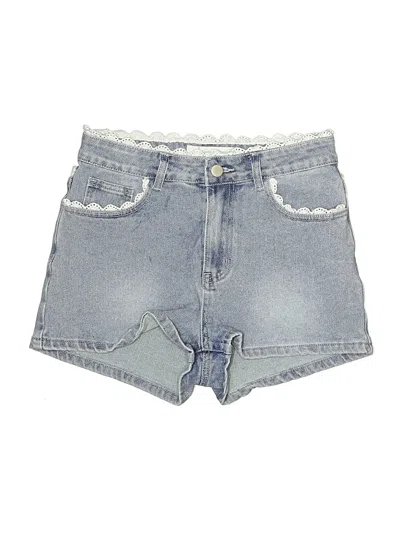 Pre-owned Fashion Nova Denim Shorts In Blue