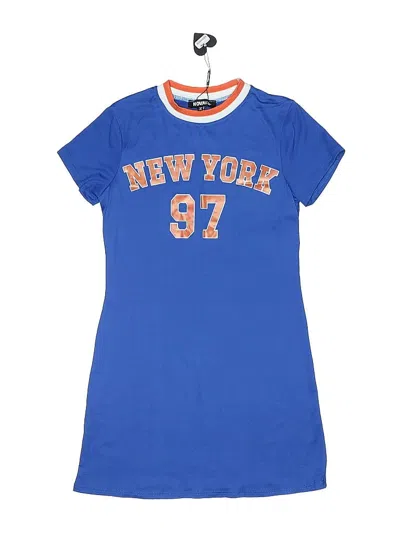 Pre-owned Fashion Nova Kids' Dress In Blue