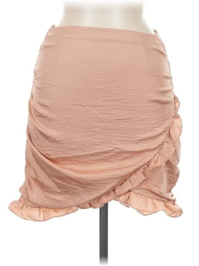 Pre-owned Fashion Nova Formal Skirt In Brown