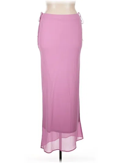 Pre-owned Fashion Nova Formal Skirt In Pink