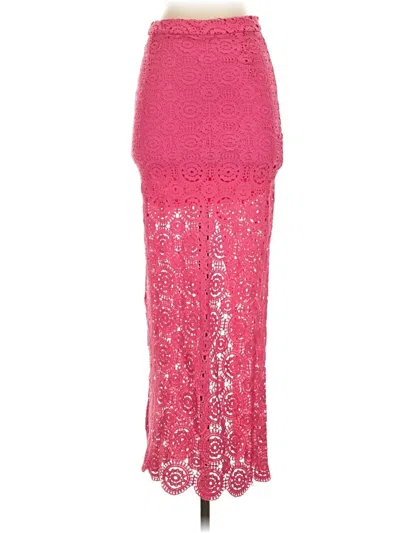 Pre-owned Fashion Nova Formal Skirt In Pink