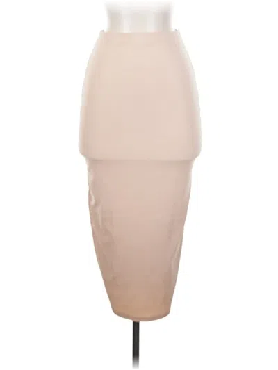 Pre-owned Fashion Nova Formal Skirt In Tan