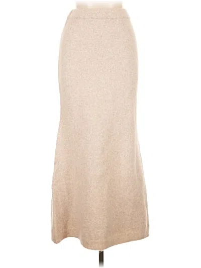 Pre-owned Fashion Nova Formal Skirt In Tan