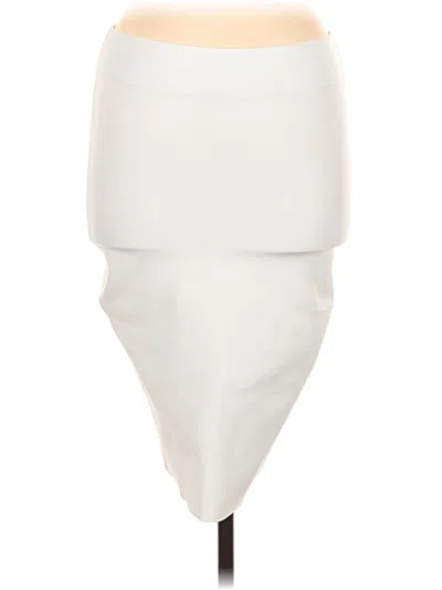 Fashion Nova Formal Skirt In White