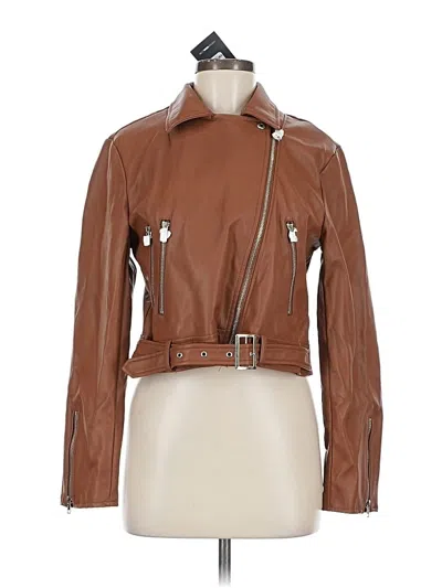 Pre-owned Fashion Nova Jacket In Brown