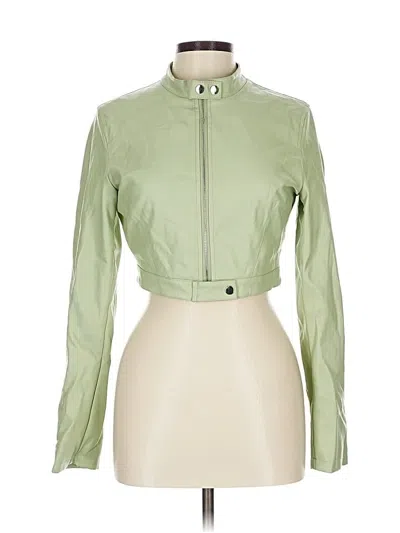 Pre-owned Fashion Nova Jacket In Green