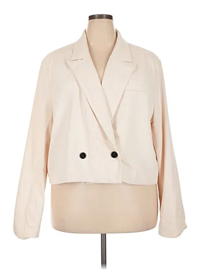 Pre-owned Fashion Nova Jacket In Ivory